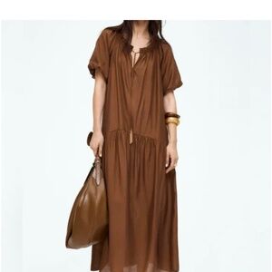 Brown dress new with tags never worn